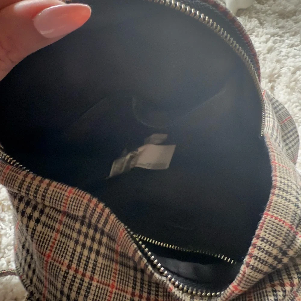 Plaid retro, super cute trending fashion purse backpack - Picture 4 of 5
